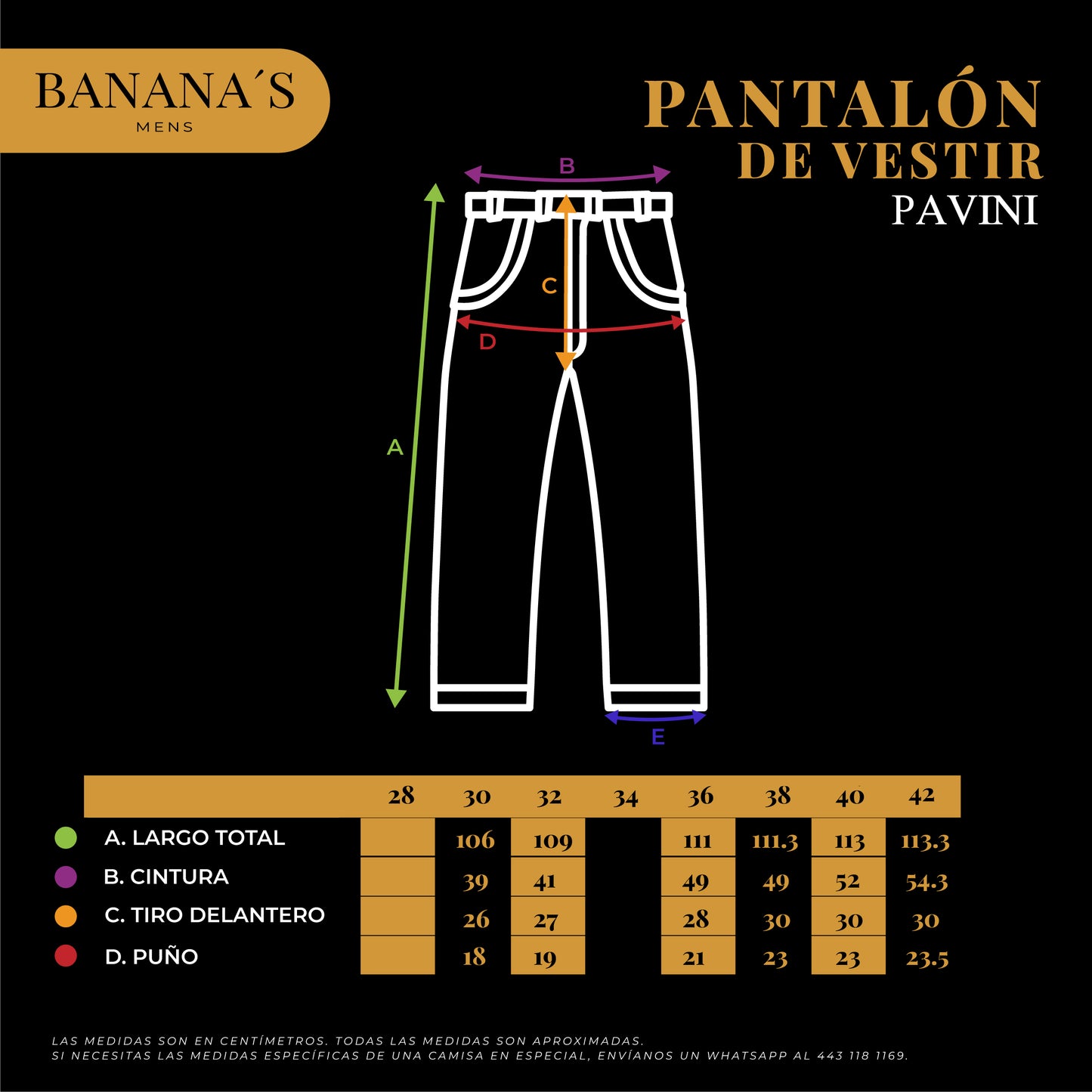 PANTALÓN PAVINI BLACK P9095BLACK