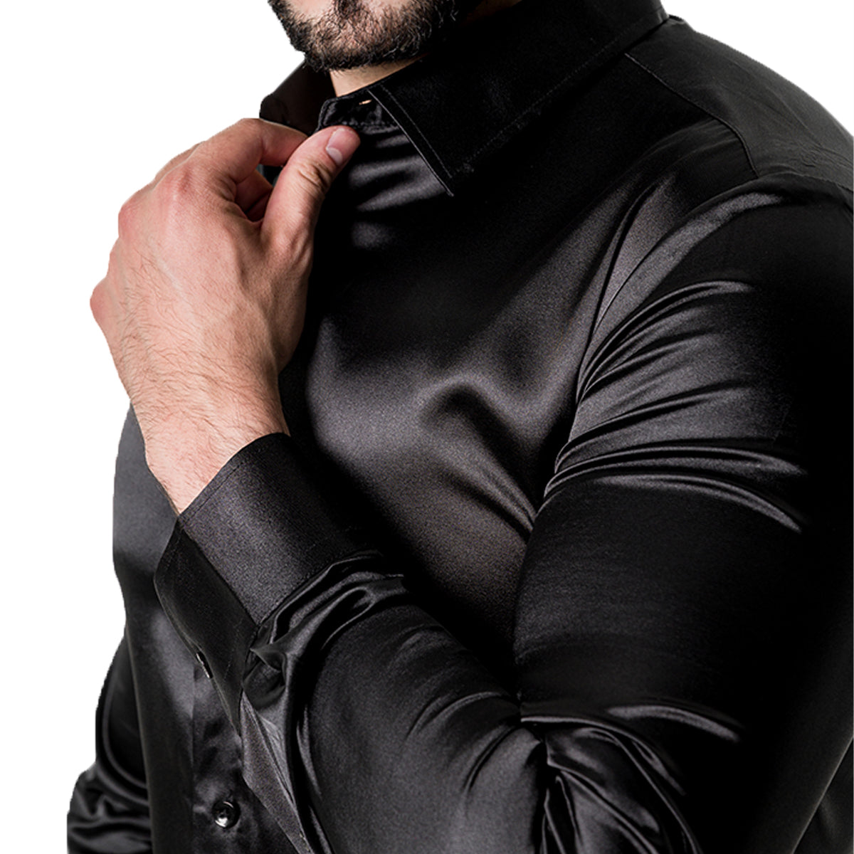 CAMISA MANGA LARGA PAVINI PVLS08101BLACK