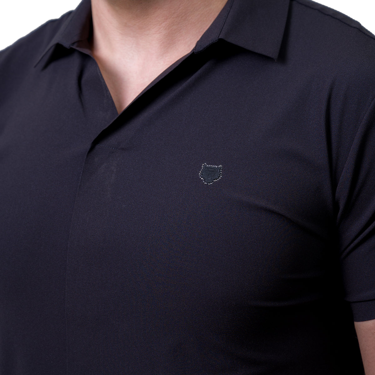 CAMISA MANGA CORTA BAROCCO BLACK B559BLACK
