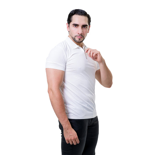 PLAYERA BAROCCO WHITE PS802WHITE