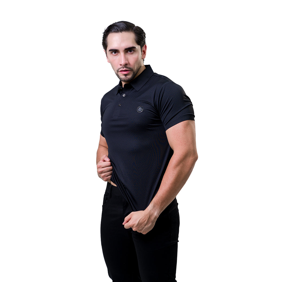 PLAYERA BARABAS BLACK 5P04BLACK