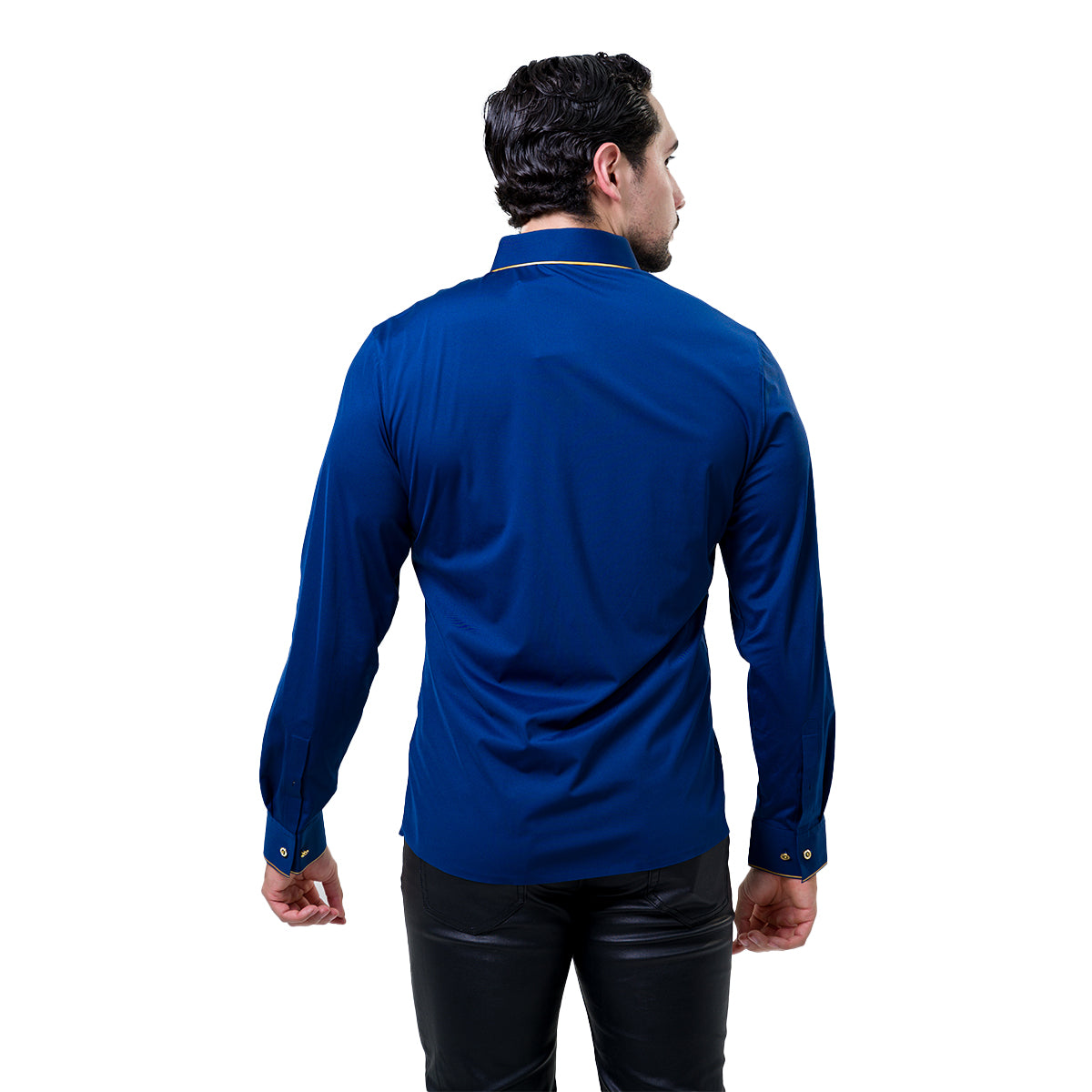 CAMISA MANGA LARGA BAROCCO B319BLUEGOLD