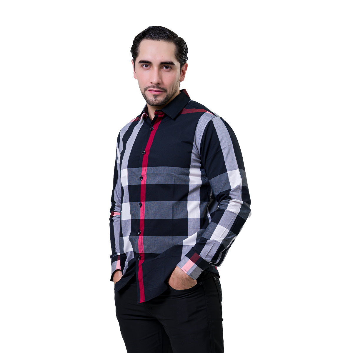 CAMISA MANGA LARGA K1JEANS BLACK KS186