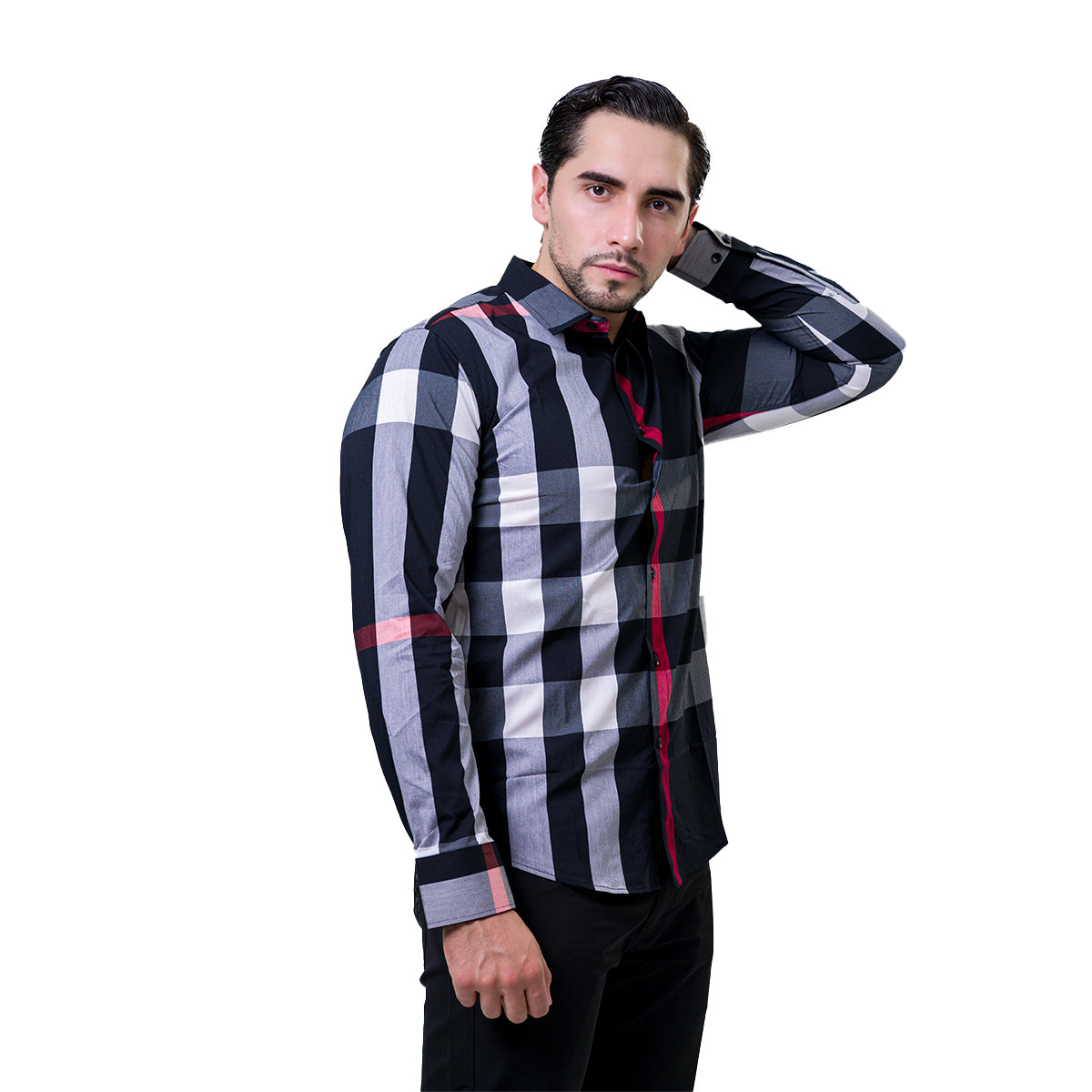 CAMISA MANGA LARGA K1JEANS BLACK KS186
