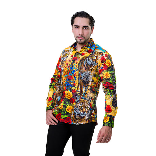 CAMISA MANGA LARGA BARABAS 4SPR08MULTI