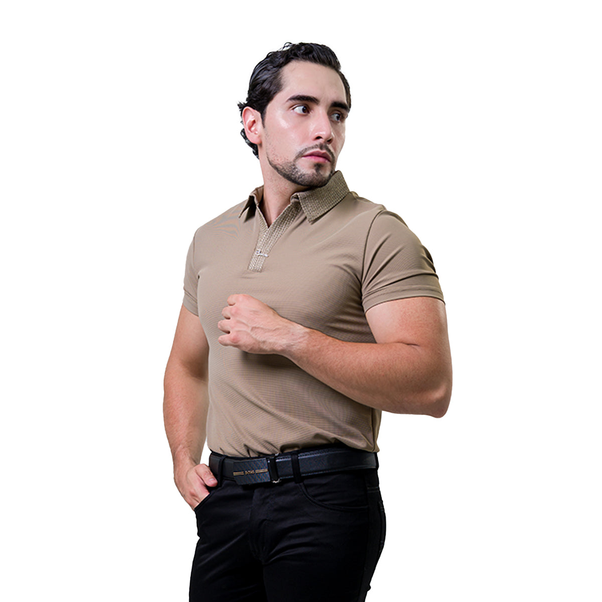 PLAYERA BAROCCO KHAKI PS803KHAKI
