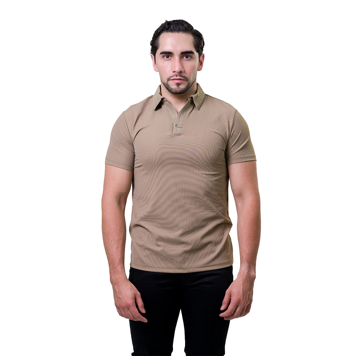 PLAYERA BAROCCO KHAKI PS803KHAKI