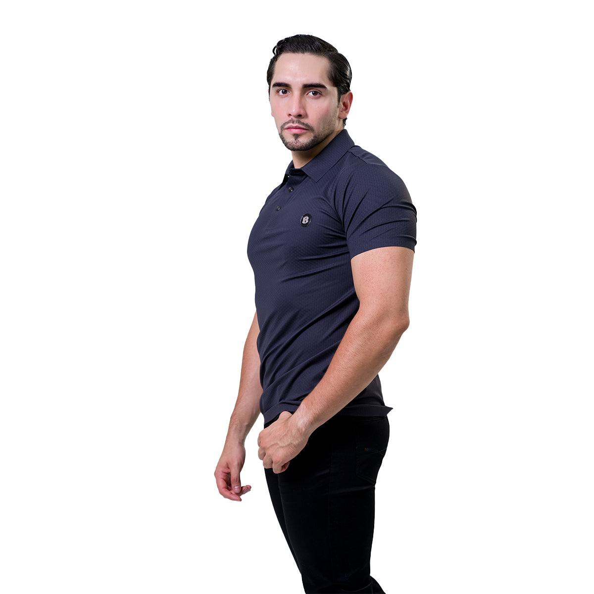 PLAYERA BARABAS CHARCOAL 5P04CHARCOAL
