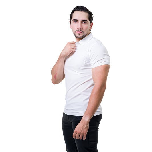 PLAYERA BAROCCO WHITE PS807WHITE
