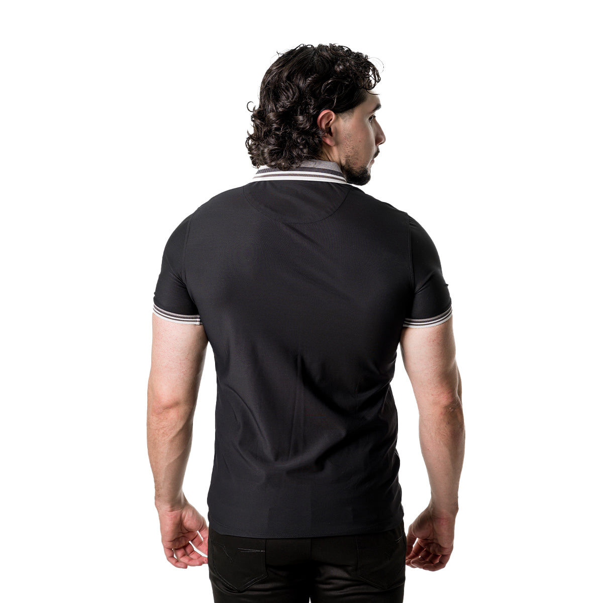 PLAYERA PAVINI BLACK P2292BLACK