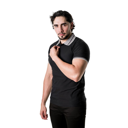 PLAYERA PAVINI BLACK P2292BLACK