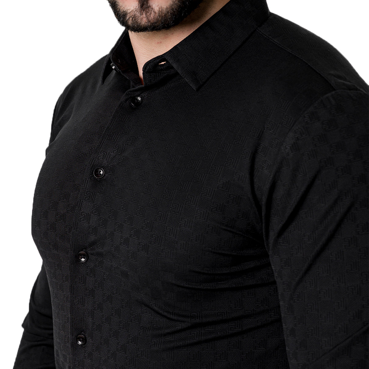 CAMISA PAVINI MANGA LARGA PVLS17907BLACK