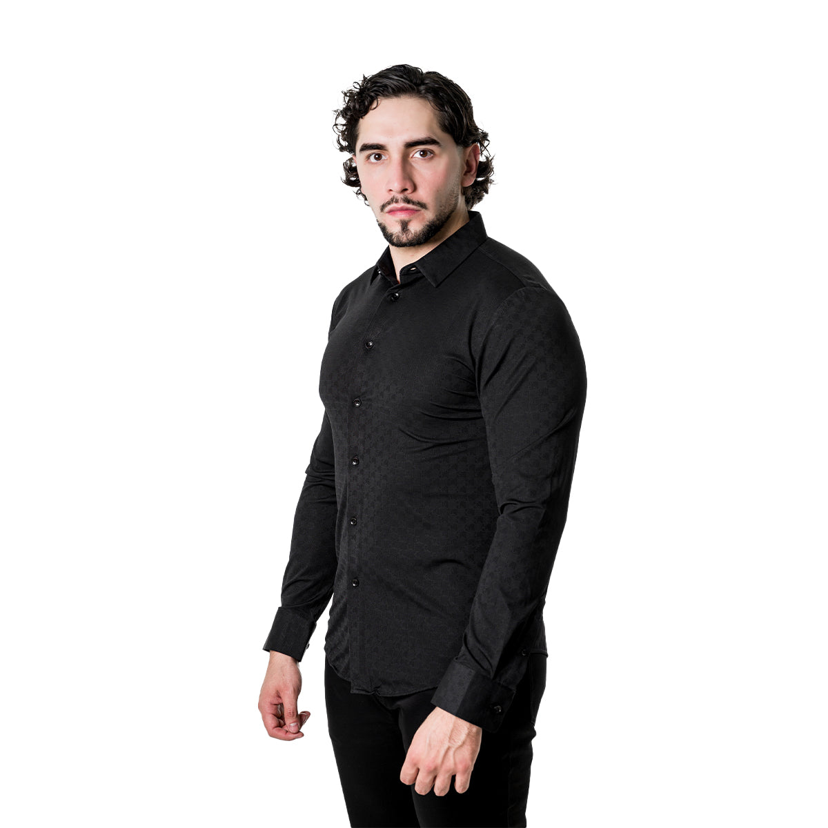 CAMISA PAVINI MANGA LARGA PVLS17907BLACK