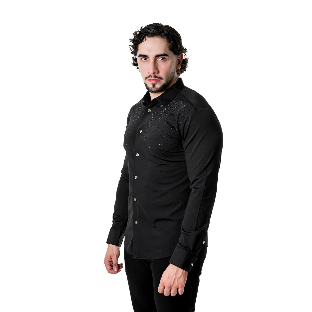 CAMISA PAVINI MANGA LARGA PVLS17001BLACK