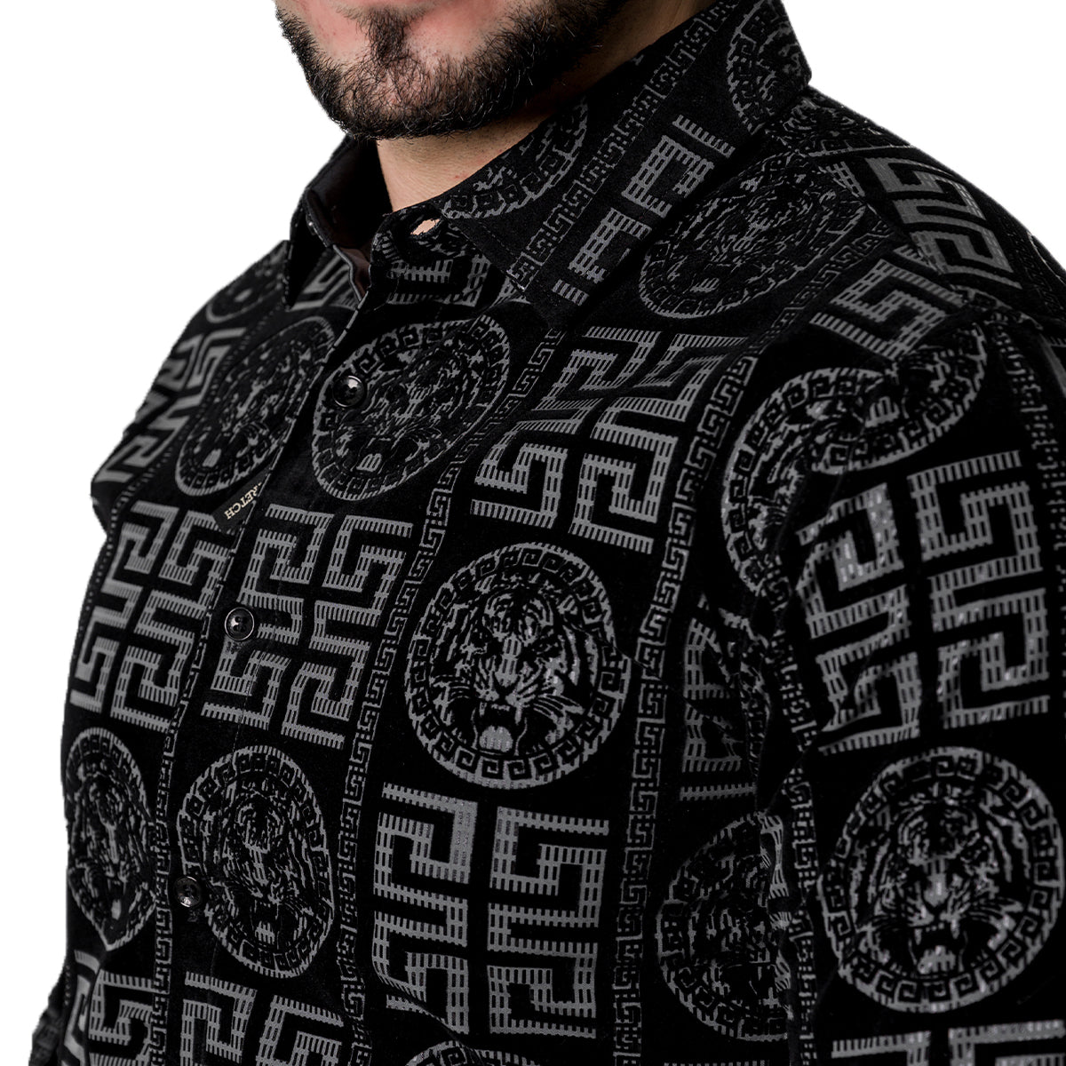 CAMISA PAVINI MANGA LARGA PVLS18108GREY