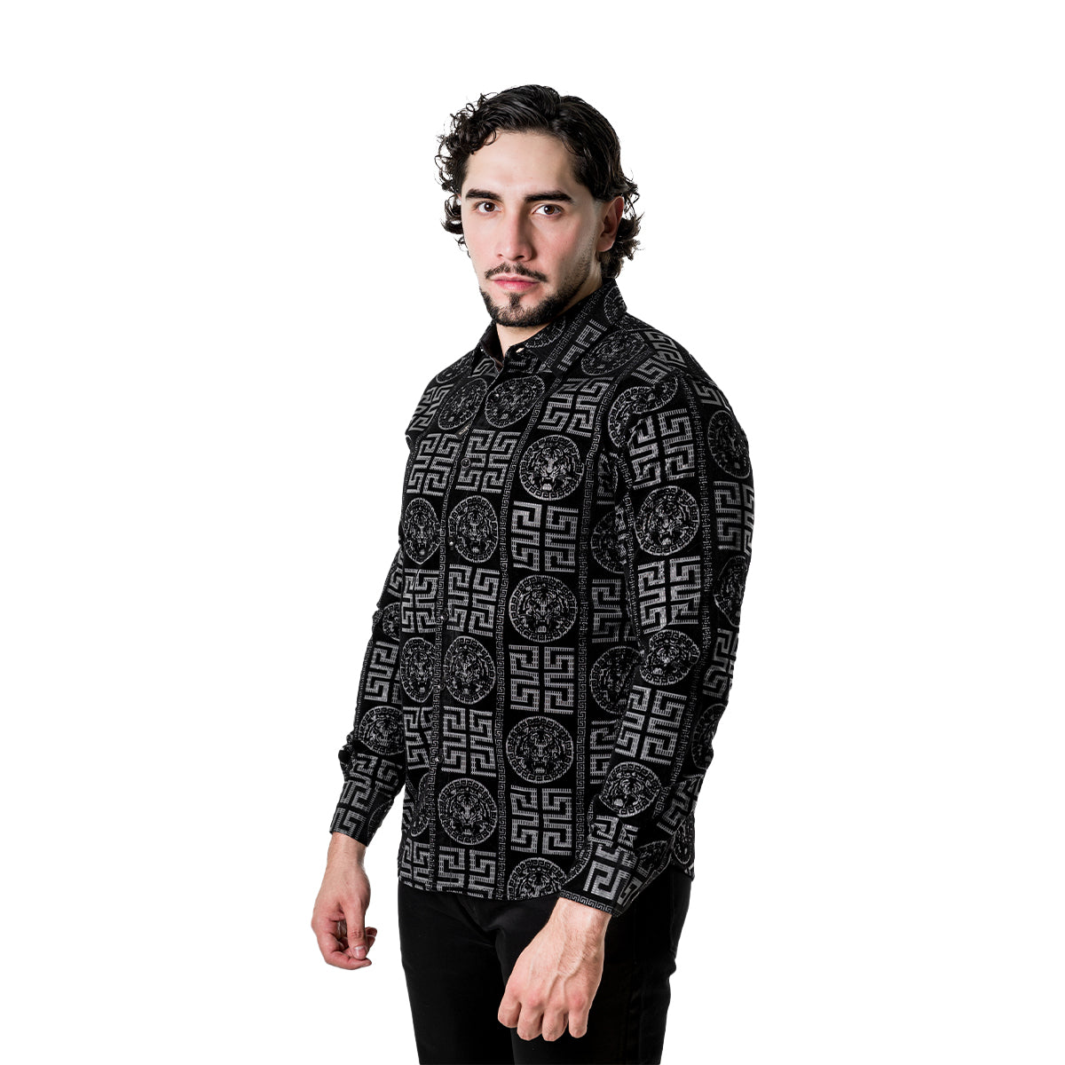 CAMISA PAVINI MANGA LARGA PVLS18108GREY