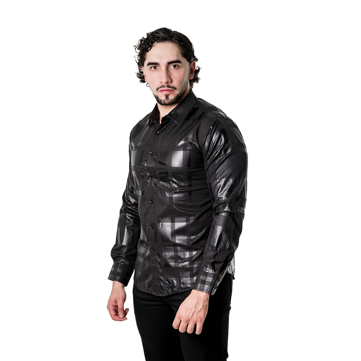 CAMISA PAVINI MANGA LARGA PVLS18210BLACK