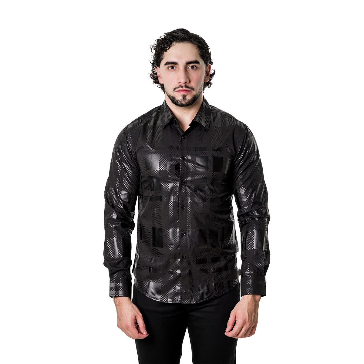 CAMISA PAVINI MANGA LARGA PVLS18210BLACK
