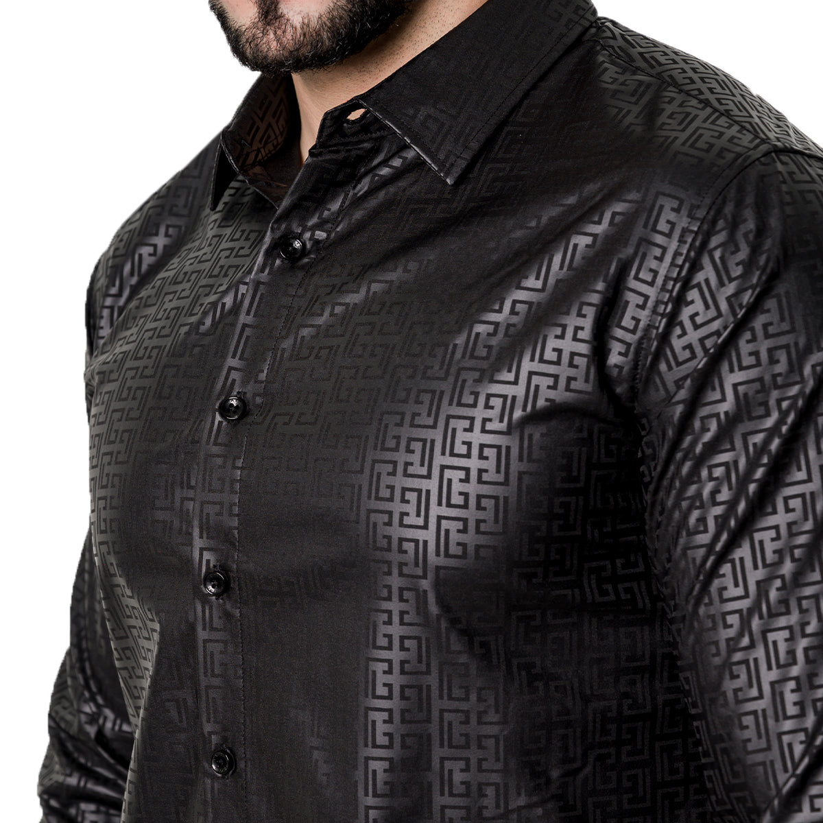 CAMISA PAVINI MANGA LARGA PVLS18204BLACK