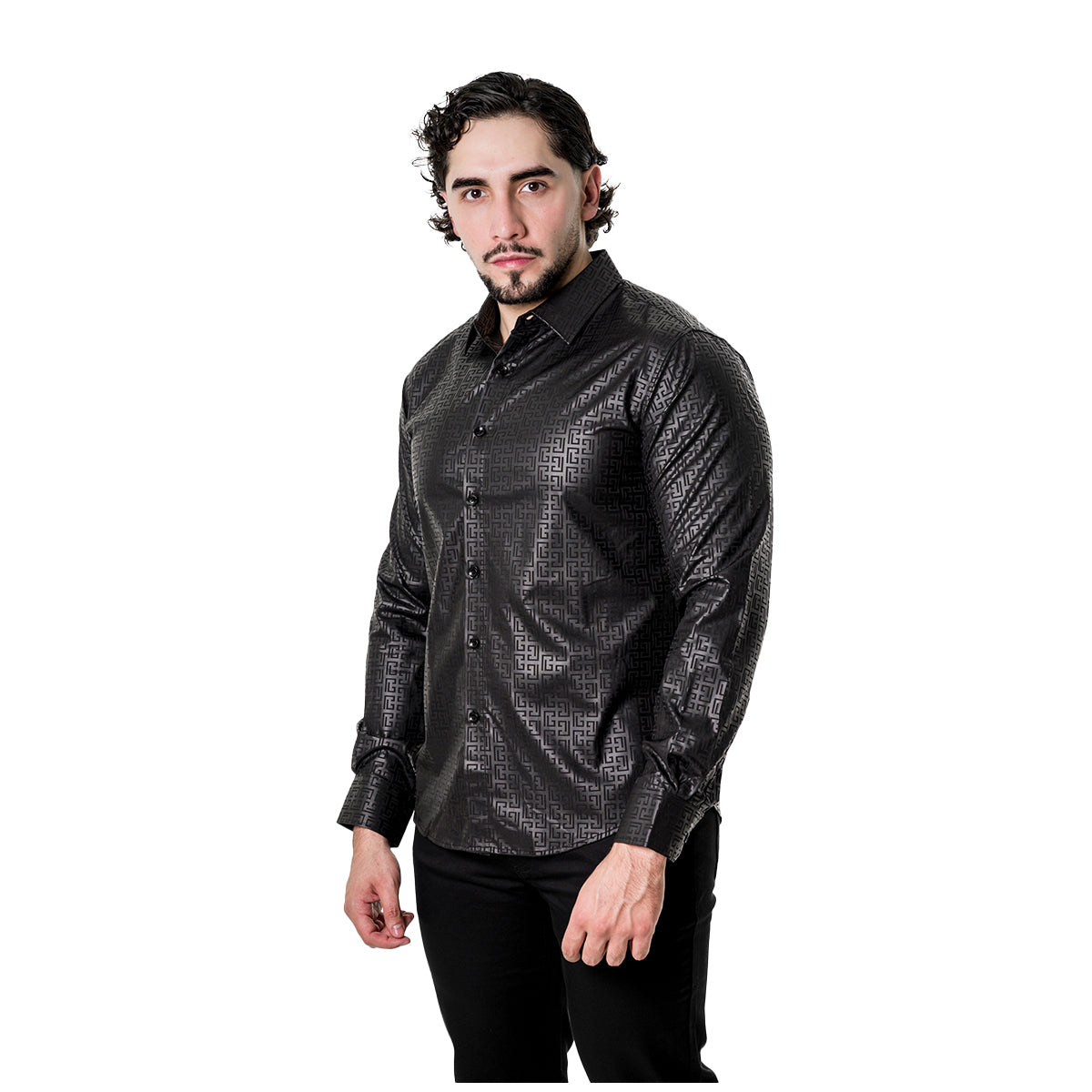 CAMISA PAVINI MANGA LARGA PVLS18204BLACK