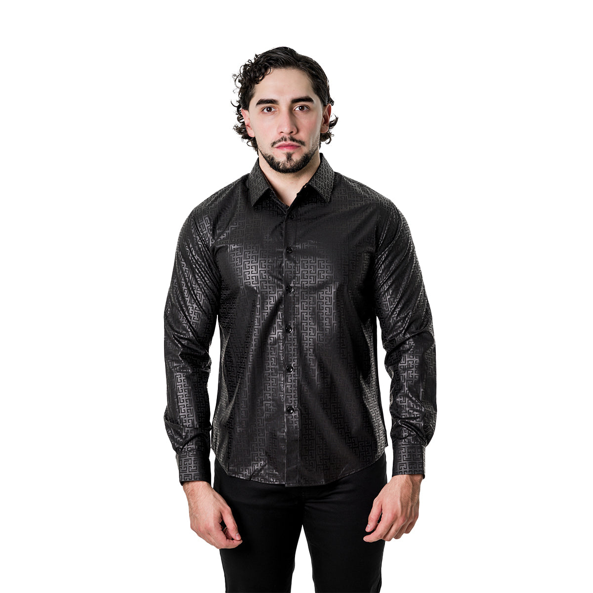 CAMISA PAVINI MANGA LARGA PVLS18204BLACK