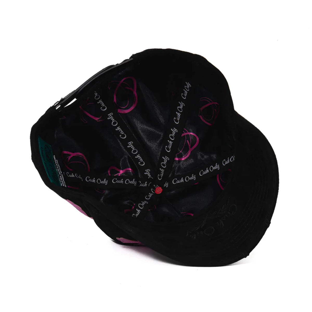 GORRA CASH ONLY THE PINK CROSSES BLACK