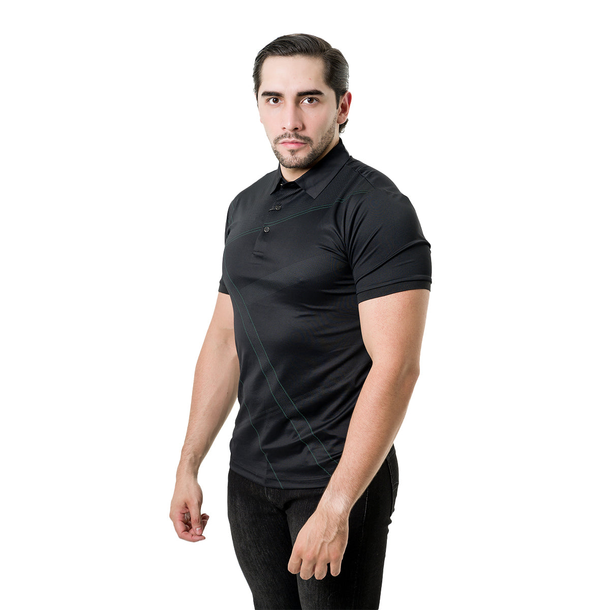 PLAYERA PAVINI BLACK P3374BLACK