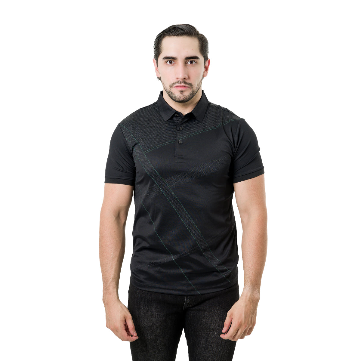 PLAYERA PAVINI BLACK P3374BLACK