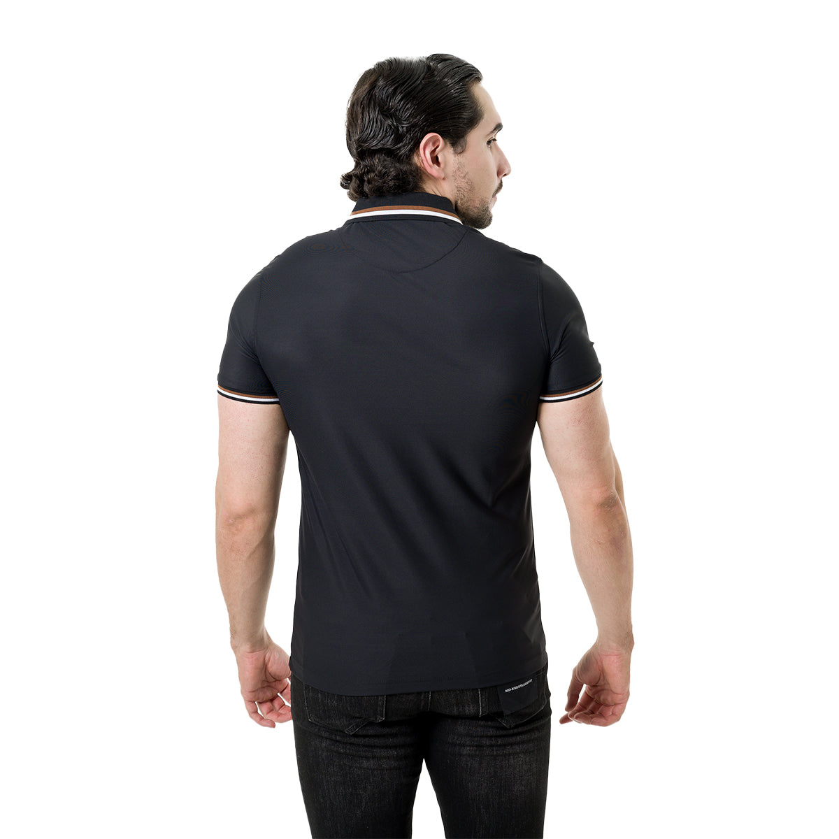 PLAYERA PAVINI BLACK P2289BLACK