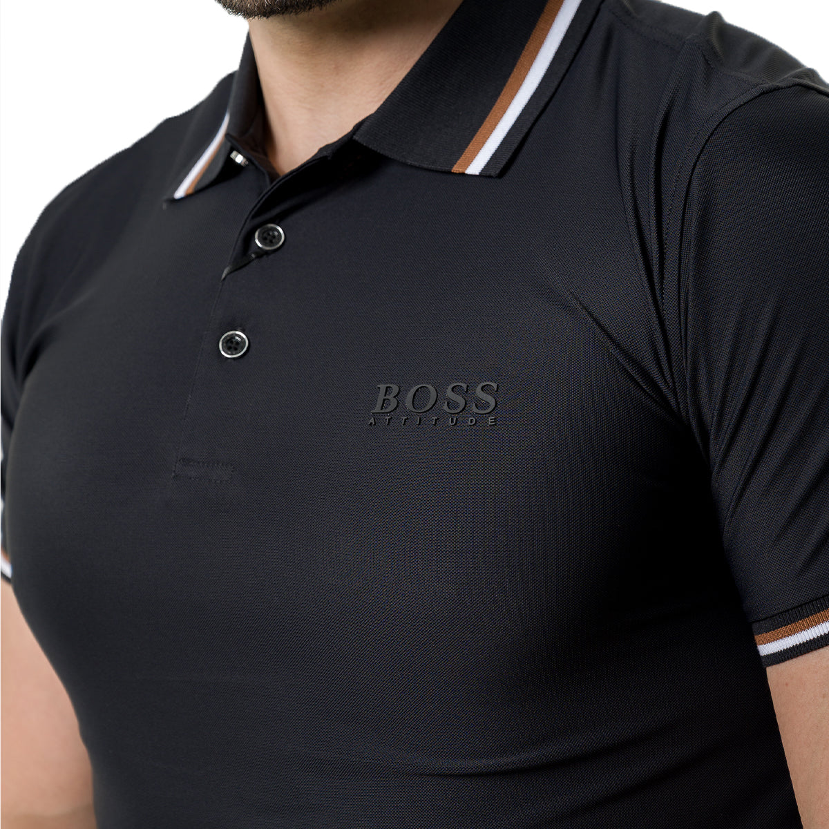 PLAYERA PAVINI BLACK P2289BLACK