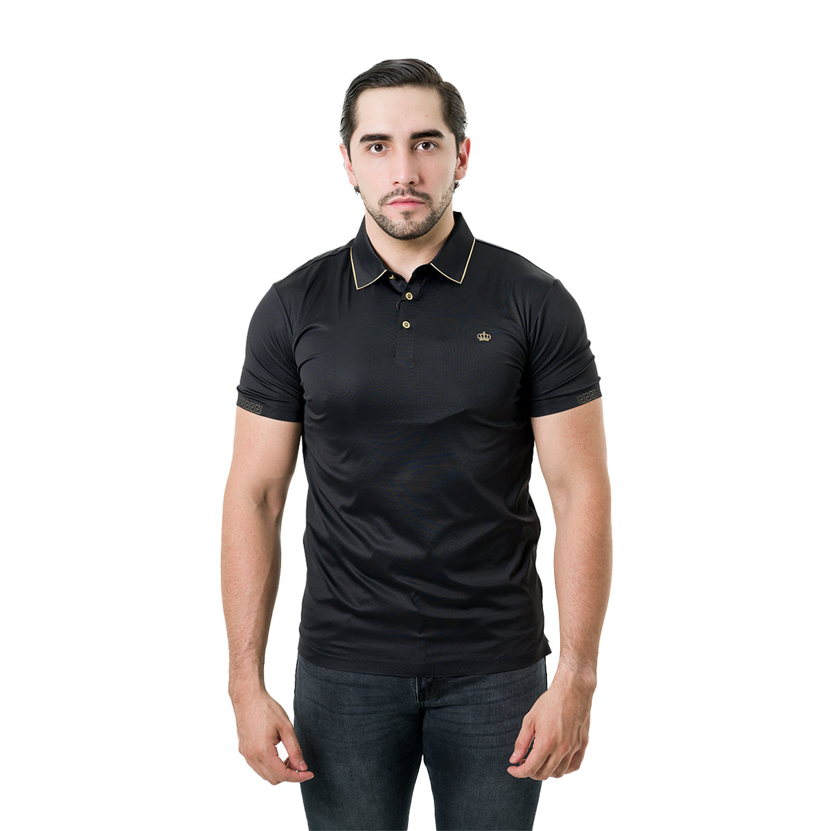 PLAYERA PAVINI BLACK P3303BLACK