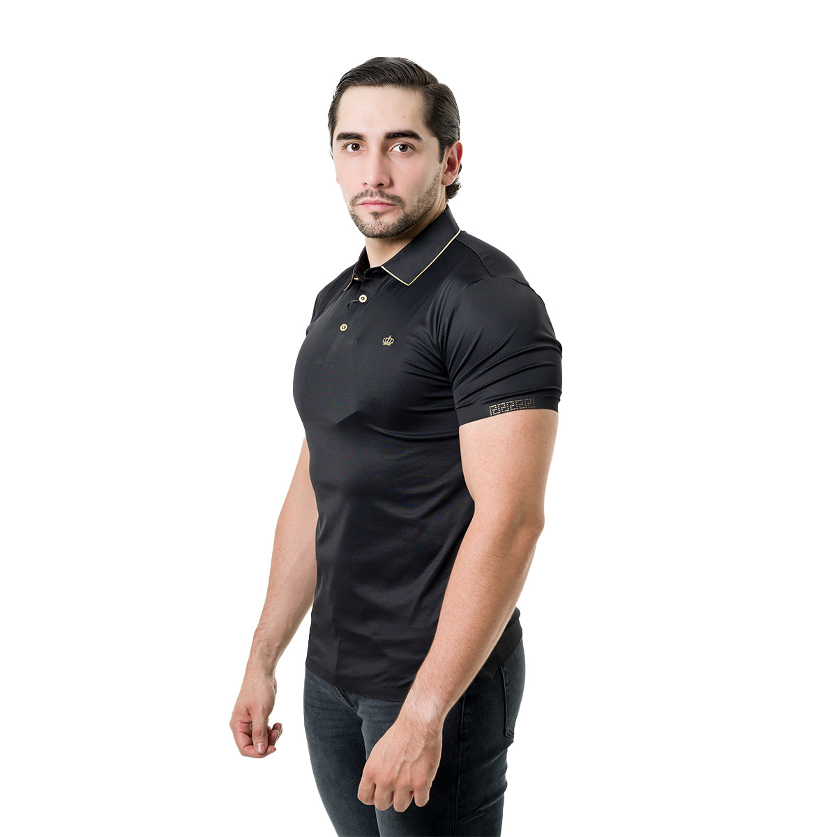 PLAYERA PAVINI BLACK P3303BLACK