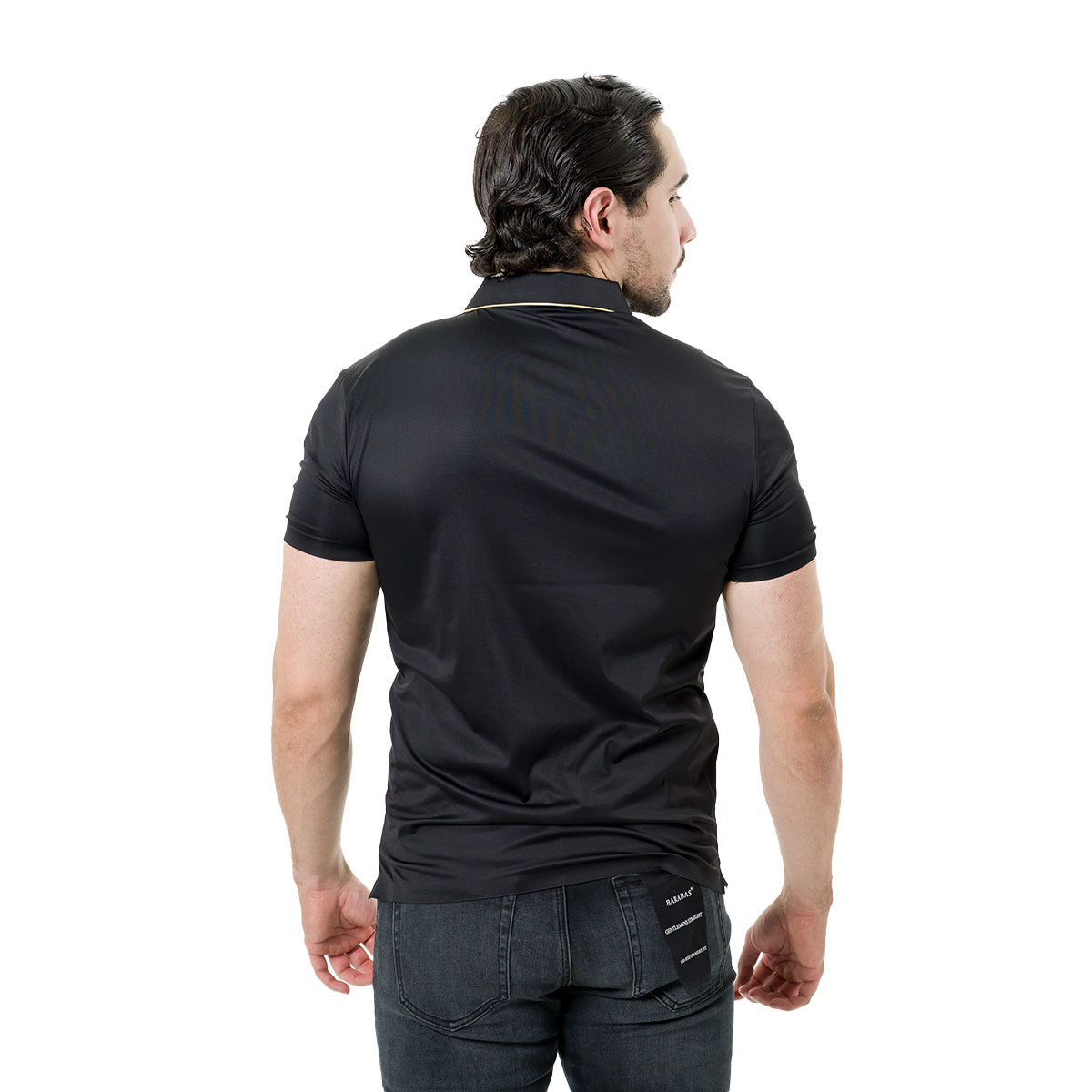 PLAYERA PAVINI BLACK P3303BLACK