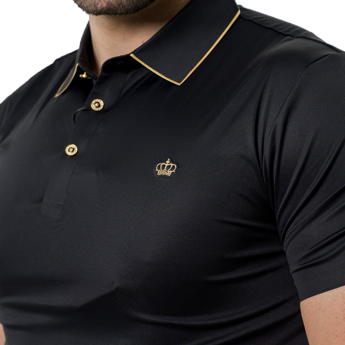 PLAYERA PAVINI BLACK P3303BLACK