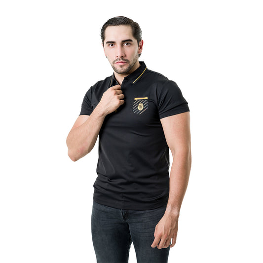 PLAYERA PAVINI BLACK P3124BLACK