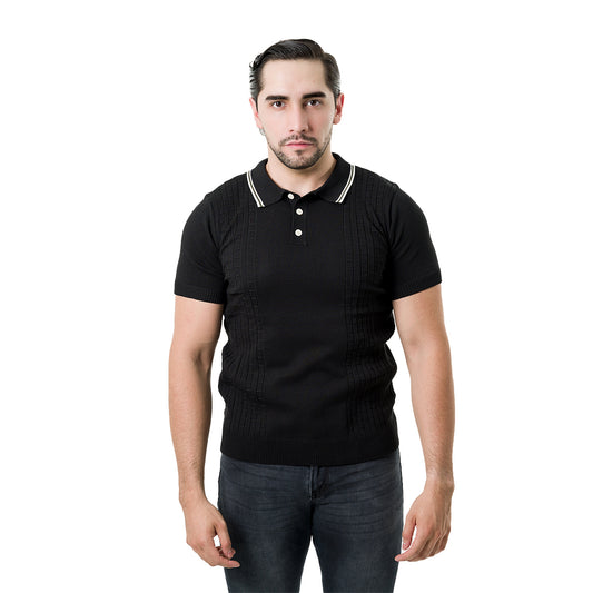 PLAYERA PAVINI BLACK A9207BLACK