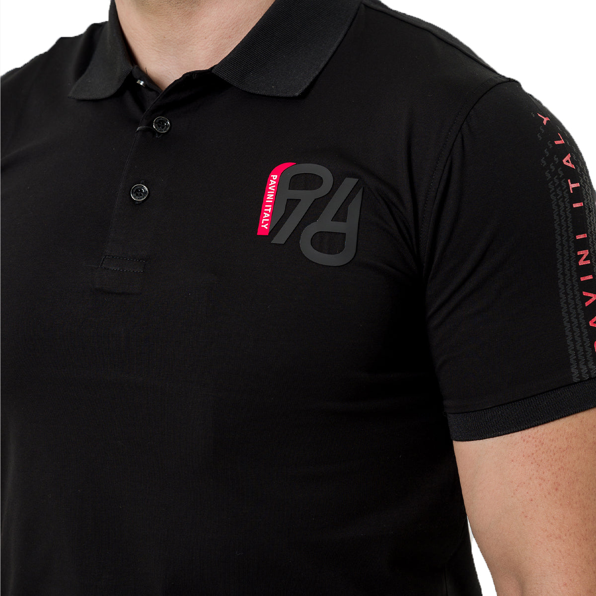 PLAYERA PAVINI BLACK P3376BLACK