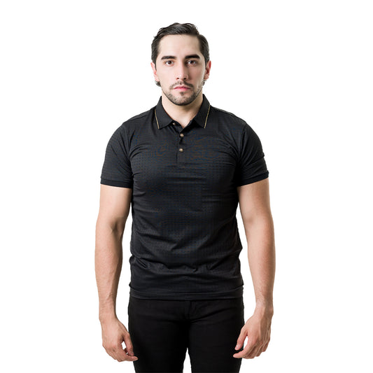 PLAYERA PAVINI BLACK P2264BLACK
