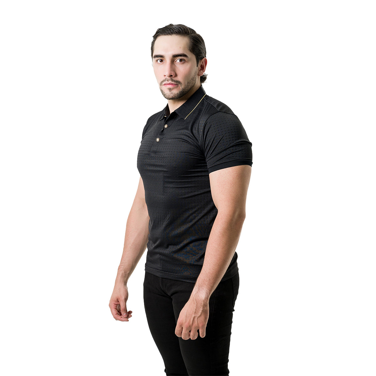 PLAYERA PAVINI BLACK P2264BLACK