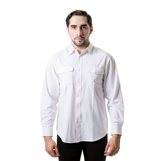 CAMISA MANGA LARGA PAVINI PVLS175WHITE