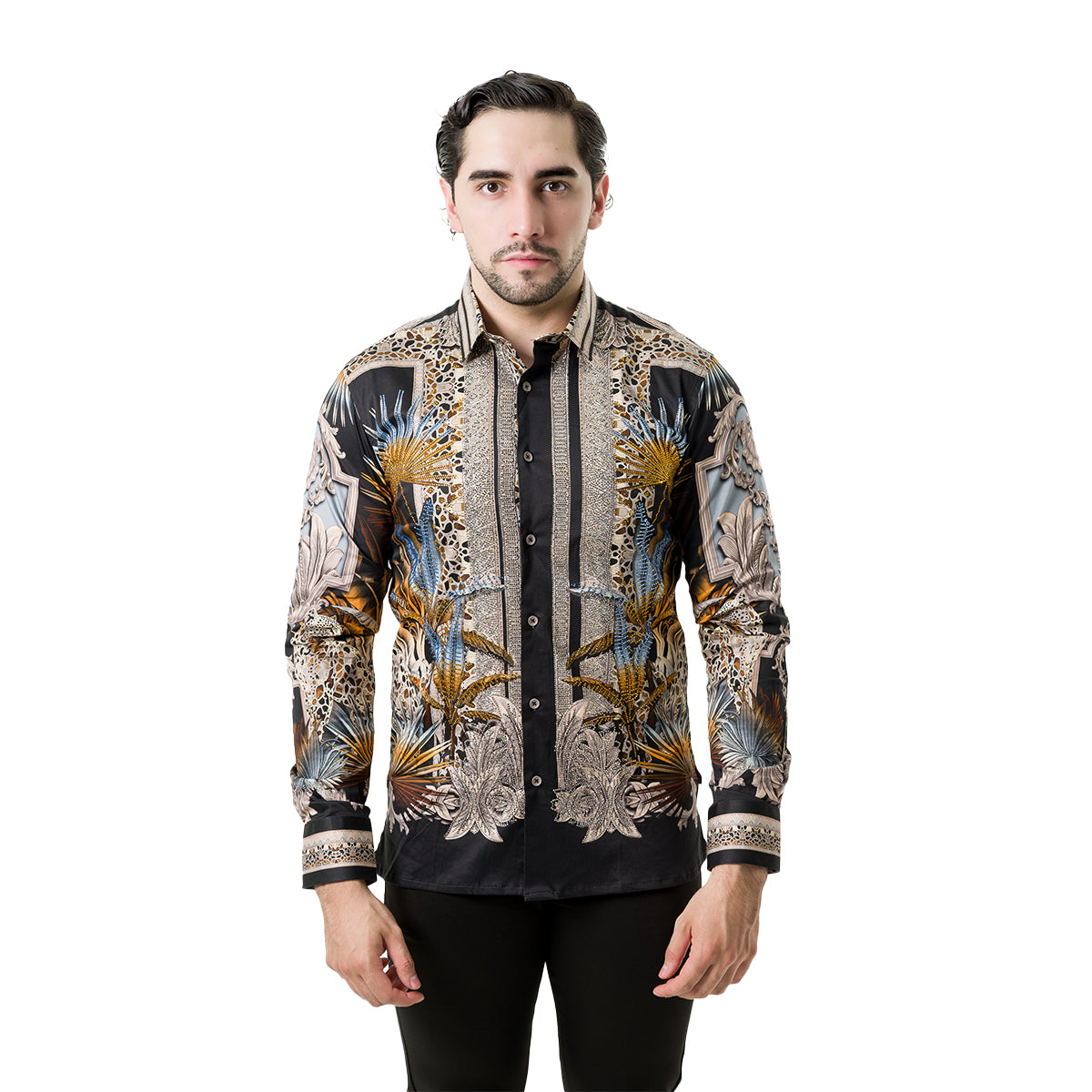 CAMISA BARABAS 3SPR437 PEDRERIA FINA