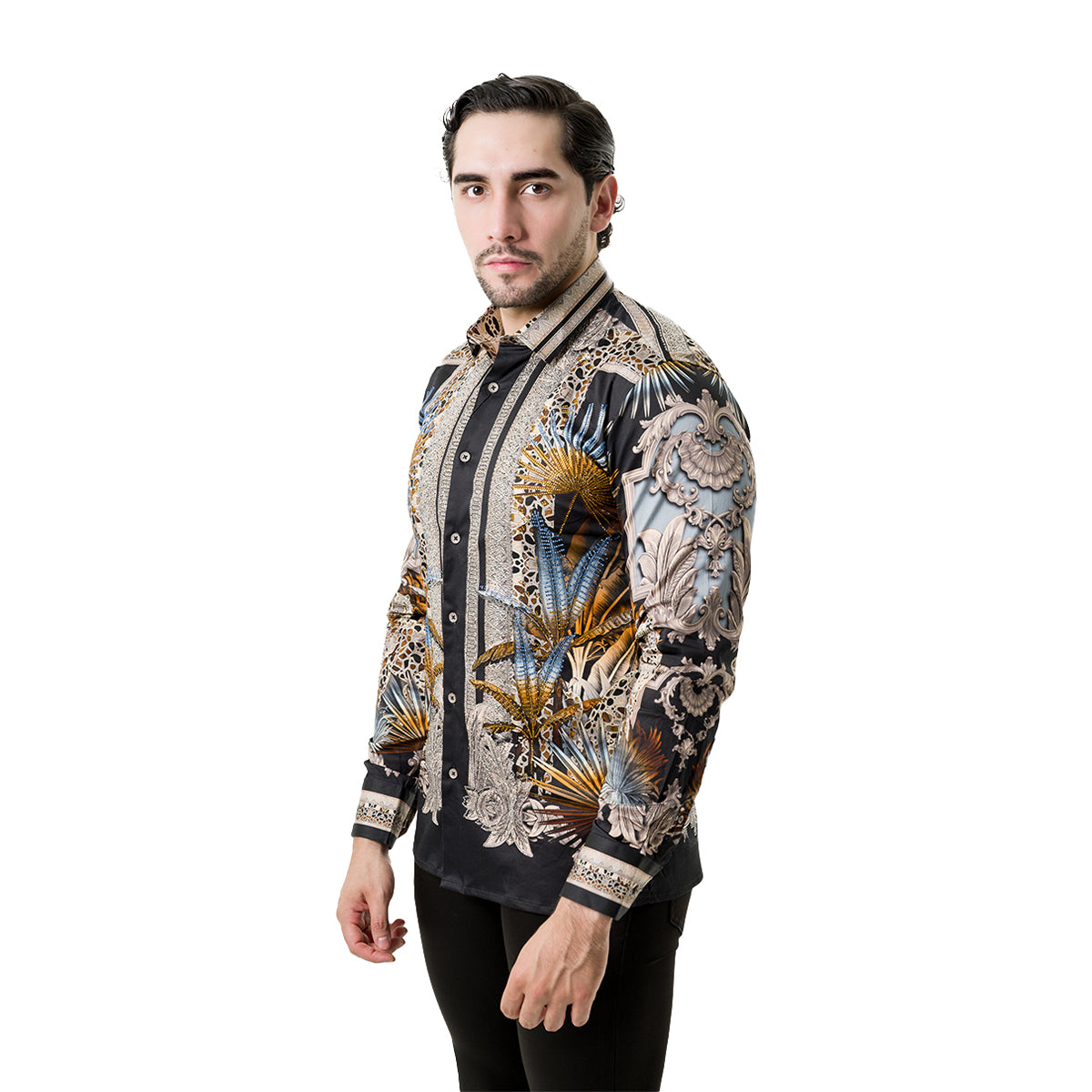 CAMISA BARABAS 3SPR437 PEDRERIA FINA