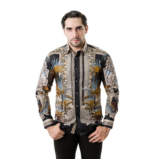 CAMISA BARABAS 3SPR437 PEDRERIA FINA