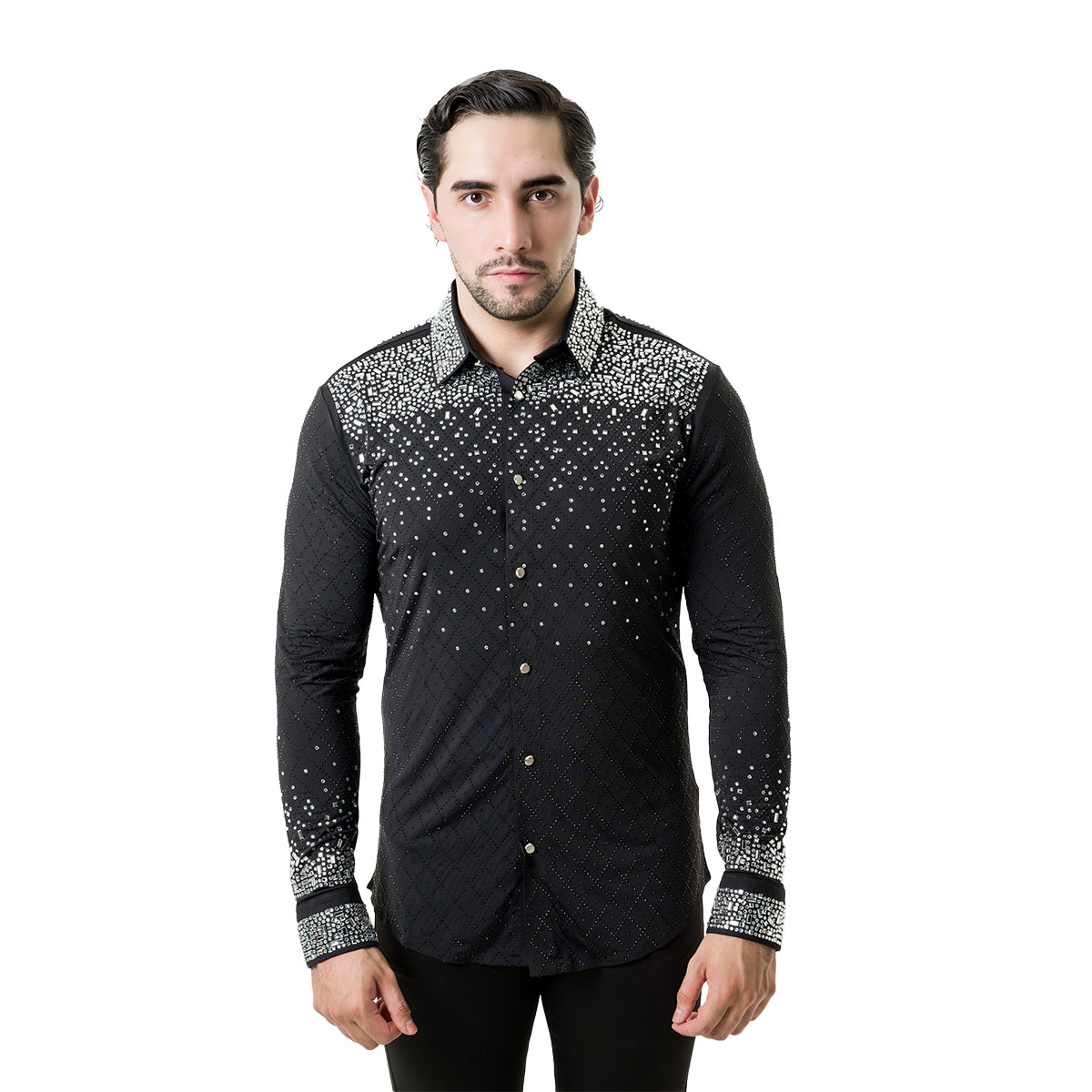 CAMISA MANGA LARGA BARABAS 5BR20BLACKSILVER