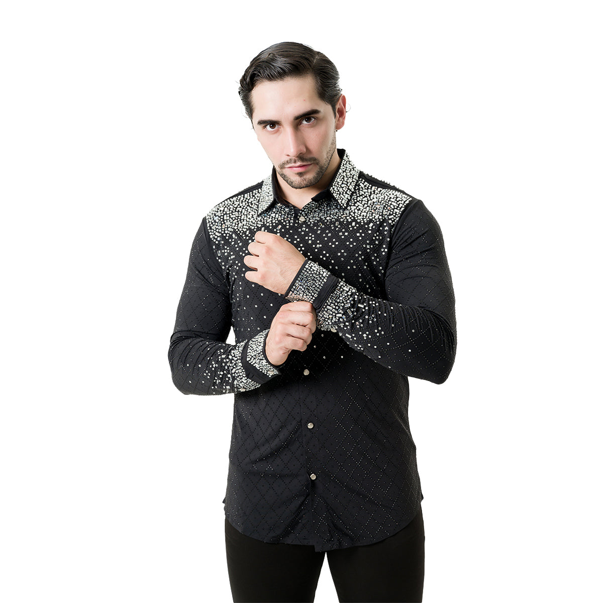 CAMISA MANGA LARGA BARABAS 5BR20BLACKSILVER