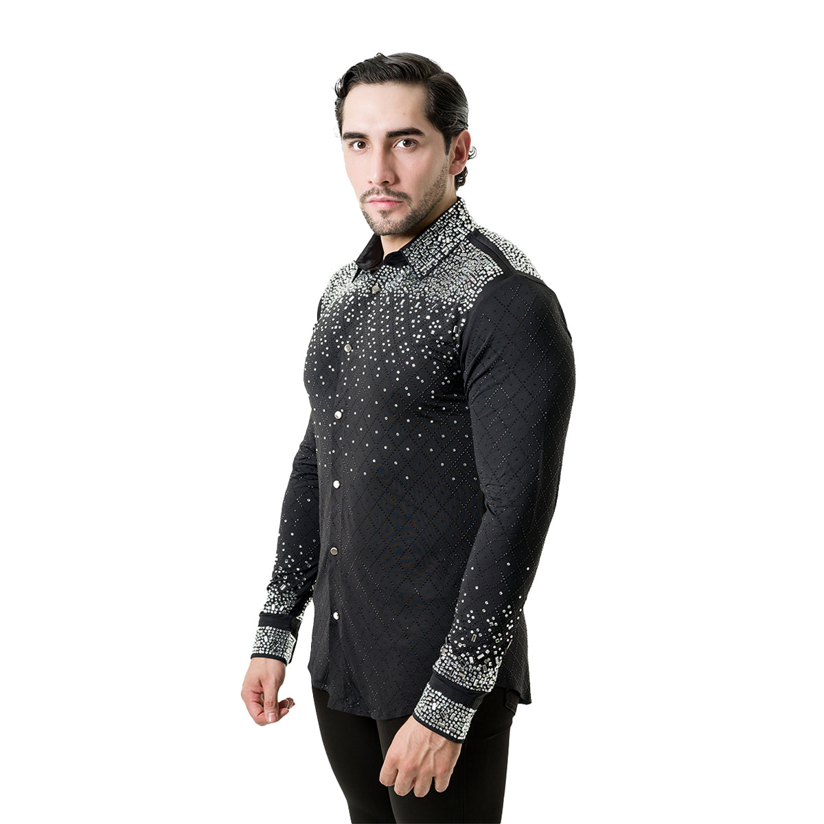 CAMISA MANGA LARGA BARABAS 5BR20BLACKSILVER