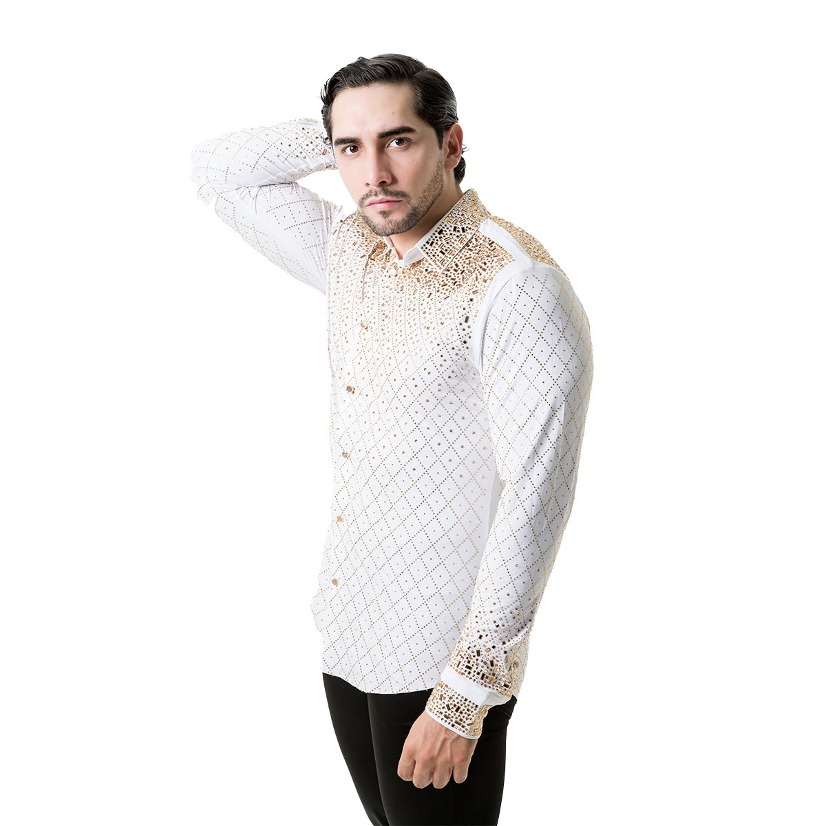 CAMISA MANGA LARGA BARABAS 5BR20WHITEGOLD