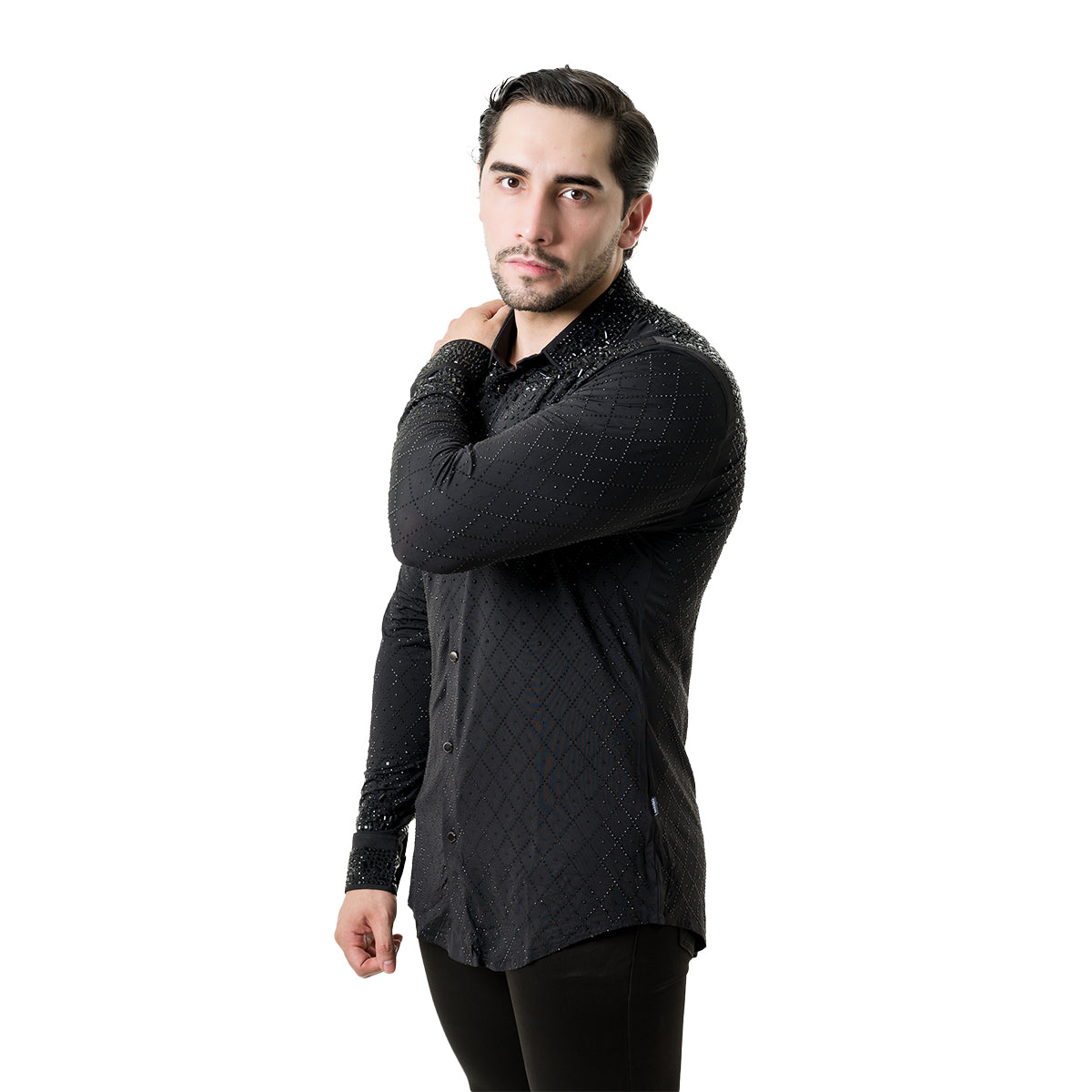 CAMISA MANGA LARGA BARABAS 5BR20BLACKBLACK