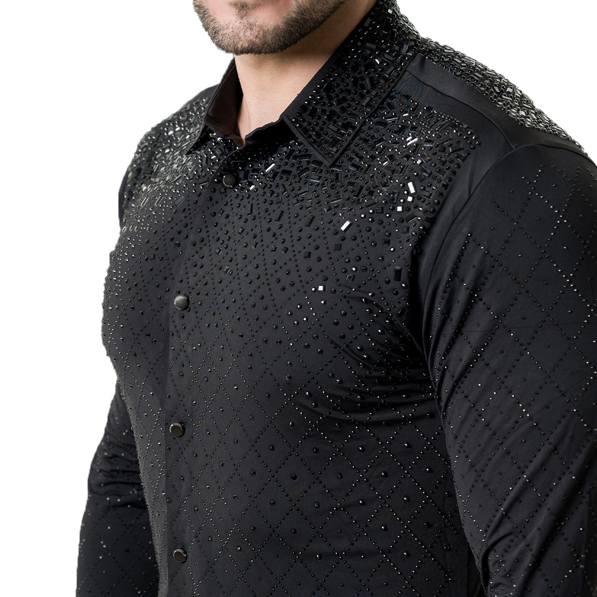 CAMISA MANGA LARGA BARABAS 5BR20BLACKBLACK