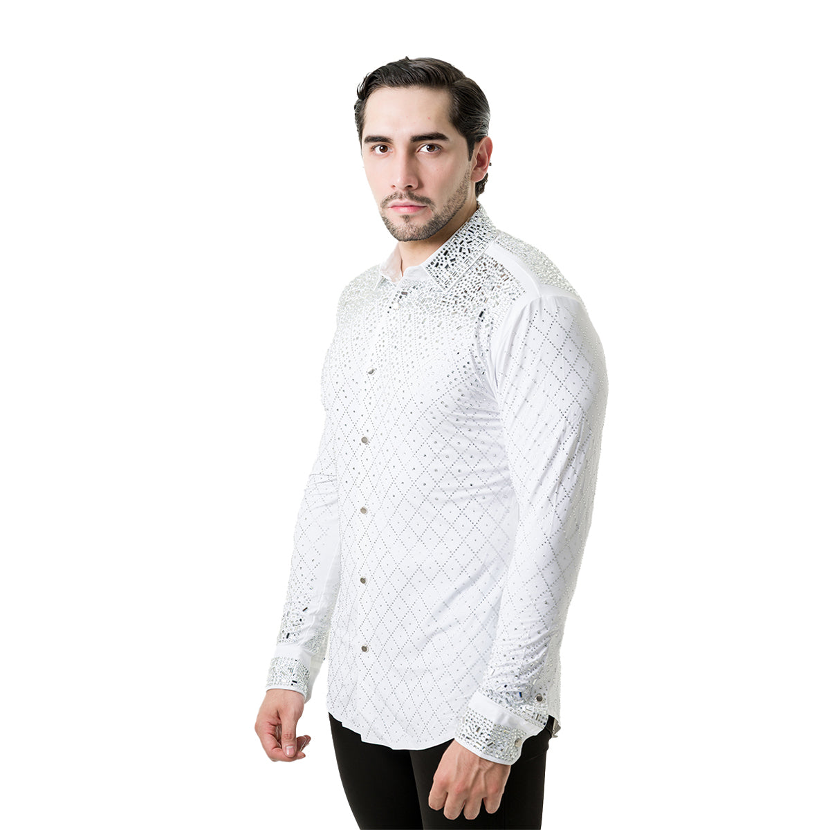 CAMISA MANGA LARGA BARABAS 5BR20WHITESILVER